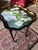 1980s Floral Black Tray With Stand, Made in England For Sale In Atlanta - Image 6 of 11
