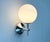 Mid-Century Modern Swiss Space Age Type 1802 Chrome Sconce by E.R. Nele for Temde, 1960s For Sale - Image 4 of 16