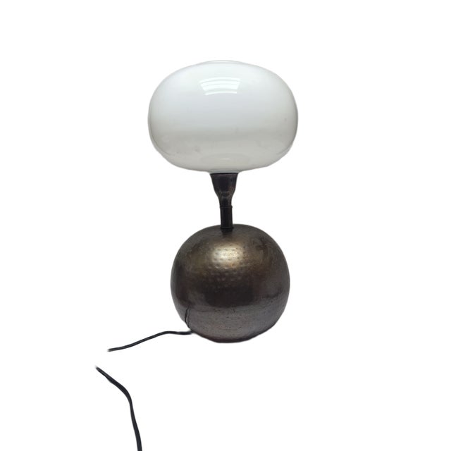 1950s Art Deco Bedside Lamp, Greece, 1980s For Sale - Image 5 of 8