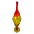 Mid Century Vintage Modern Hand Blown Blenko Amberina Bud Vase by Wayne Husted. For Sale