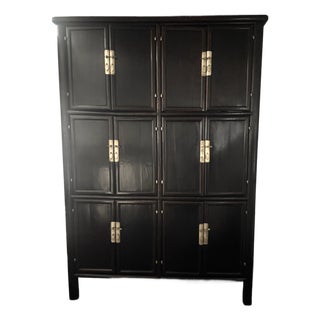 Handsome Large 20th Century Reproduction Chinese Apothecary Cabinet For Sale