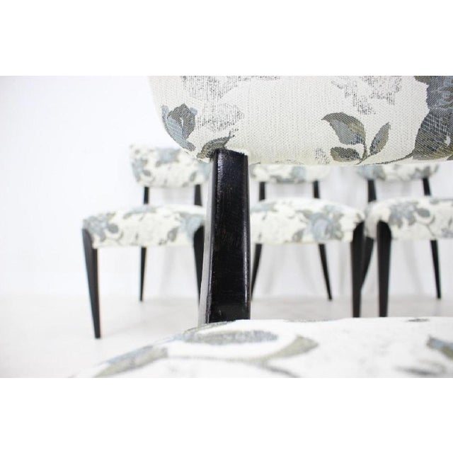 Dining Chairs by Jindrich Halabala for Hala, Czechoslovakia, 1950s, Set of 4 For Sale - Image 16 of 18