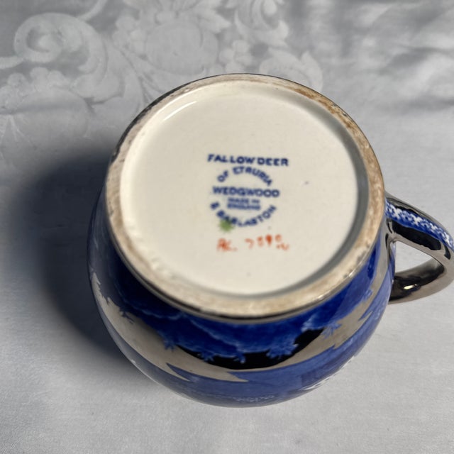 1900 - 1909 Wedgewood “Fallow Deer” Milk Pitcher For Sale - Image 5 of 6