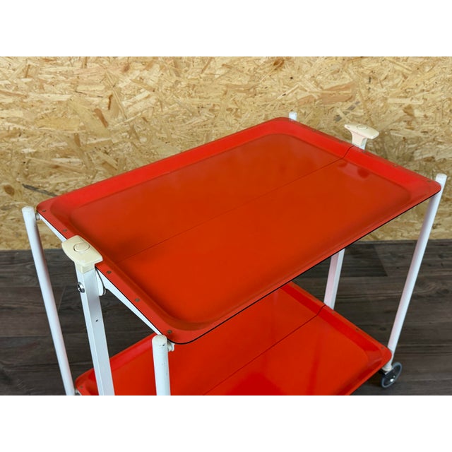 Vintage Space Age Serving Trolley, 1970s For Sale - Image 3 of 18