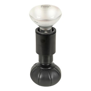 Model 600/C Black Leather Table Lamp by Gino Sarfatti for Arteluce, Italy, 1966 For Sale