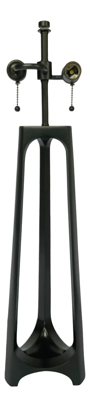 Jean Louis Denoit for Baker Iron Eye Bronze Finished Table Lamp