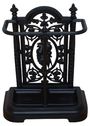 English Victorian Cast Iron Umbrella Stand, 1880s