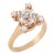 1900-1909 Victorian Gia 1.56 Carat Old European Cut Diamond Seed Pearl 18k Gold Ring, Size 4 For Sale