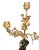 Pair of Late 19th C. French Belle Époque Candelabras Bronze, Gilt Metal & Marble For Sale - Image 4 of 9