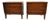 Mid Century Walnut Nightstands in the Style of Altavista Lane For Sale