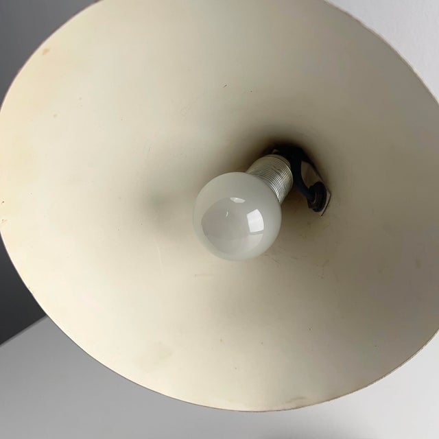 Red Table Lamp with White Crows Foot by Cosack, Germany, 1950s For Sale - Image 9 of 14