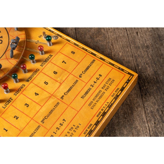 Wood Vintage "Electric Speed Classic" Tabletop Game by J. Pressman & Co. For Sale - Image 7 of 15