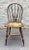 Wood Antique Americana Ebonized Brace Back Windsor Chair For Sale - Image 7 of 7