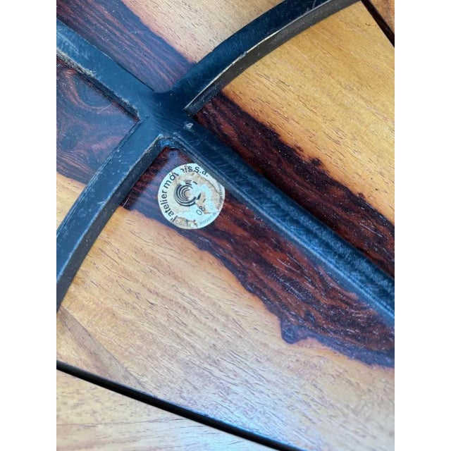 Petala Coffee Table in Cocobolo Wood by Jorge Zalszupin for l'Atelier Brazil, 1959 For Sale - Image 9 of 10