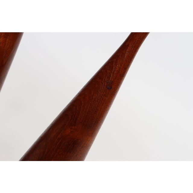 Pair of Danish Modern Sculptural Organic Form Candlesticks by Digsmed For Sale - Image 12 of 17