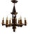 French Beech Well Chandelier, 1940 For Sale - Image 4 of 11