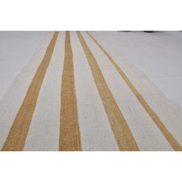 Organic Vintage Kilim Runner For Sale - Image 9 of 10