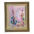 Abstract Painting on Canvas in Pink For Sale