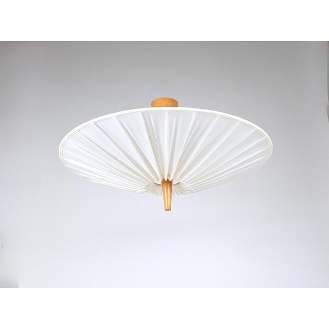Mid-Century Dorn Uplight Flush Mount attributed to J. T. Kalmar for Kalmar, 1950s For Sale - Image 14 of 18