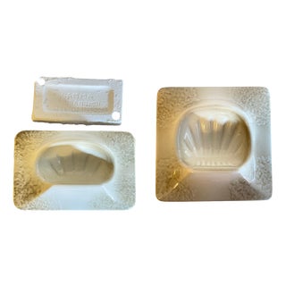 Vintage Italian Ceramic Built-in Bathroom Set from Gamma Fiorano, Italy, 1970, Set of 3 For Sale