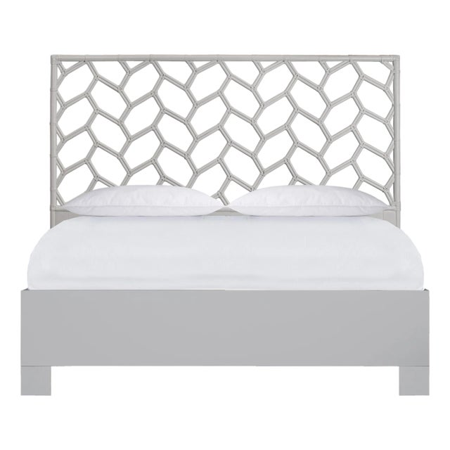 Silas Standard Bed King - Light Gray For Sale
