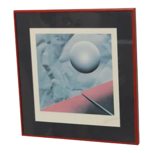 Patrice Breteau Geometric Op Art Numbered Print