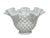 Ruffled Rim Hobnail White Milk Glass Bowl Vase — Vintage 6.5" Wide For Sale - Image 12 of 12