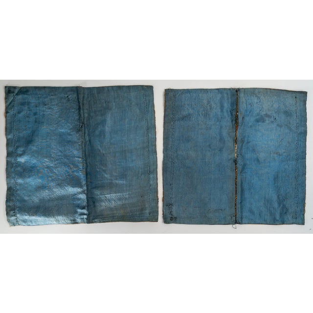 18th Century Pair of Chinese Silk Embroidered Mandarin Rank Badges in Kesi Embroidery For Sale - Image 15 of 18