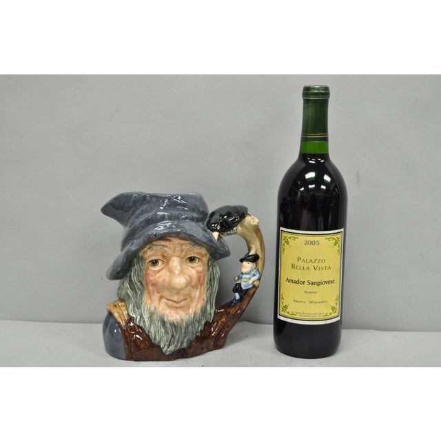 Vintage 1954 Royal Doulton Large Handled Porcelain Limited Editon Hand Made "Rip Van Winkle" D6438 Toby Character Jug Mug....