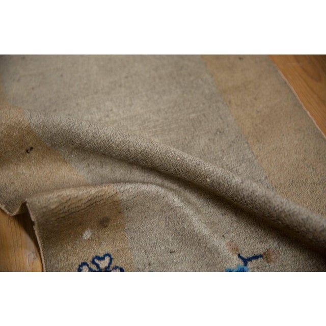 Old New House Antique Peking Rug Mat - 1'7" x 2'5" For Sale - Image 4 of 9