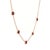 Infuse your style with a touch of elegance with this beautifully crafted station necklace. Designed for those who...