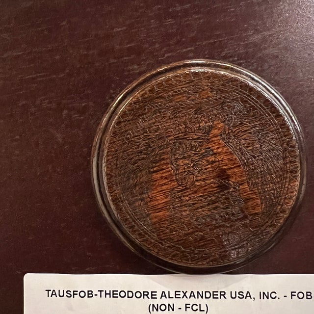 Theodore Alexander Mahogany Side Table For Sale In Atlanta - Image 6 of 6