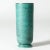 Elegant stoneware “Argenta” vase by Wilhelm Kåge in a sleek cylinder form. Decorated with a silver fish surrounded by air...