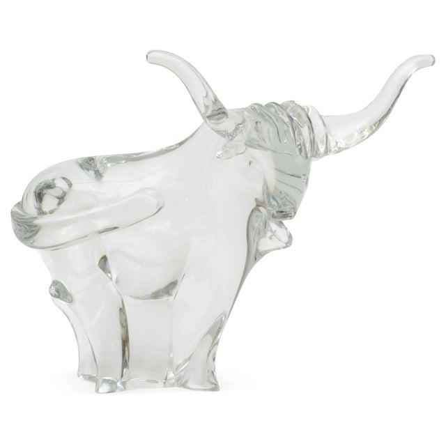 Ronneby Art Glass Bull For Sale