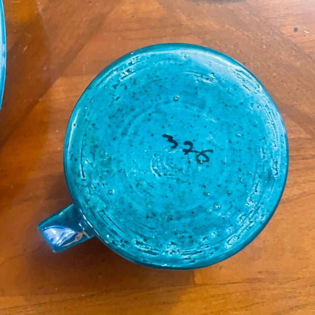 1960s 1960s Mid-Century Modern Baldelli Dinnerware, 4 Piece Place Settings For Sale - Image 5 of 9