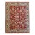 Vintage Turkish Rug 9x12 – Intricate Floral Design in Red, Ivory and Beige For Sale