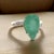 Natural Emerald Diamond Ring Size 7 14k Y Gold 7.17 TCW Certified For Sale - Image 9 of 16