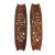 Mid 20th Century Vintage Carved Wood Wall Hangings For Sale - Image 5 of 8
