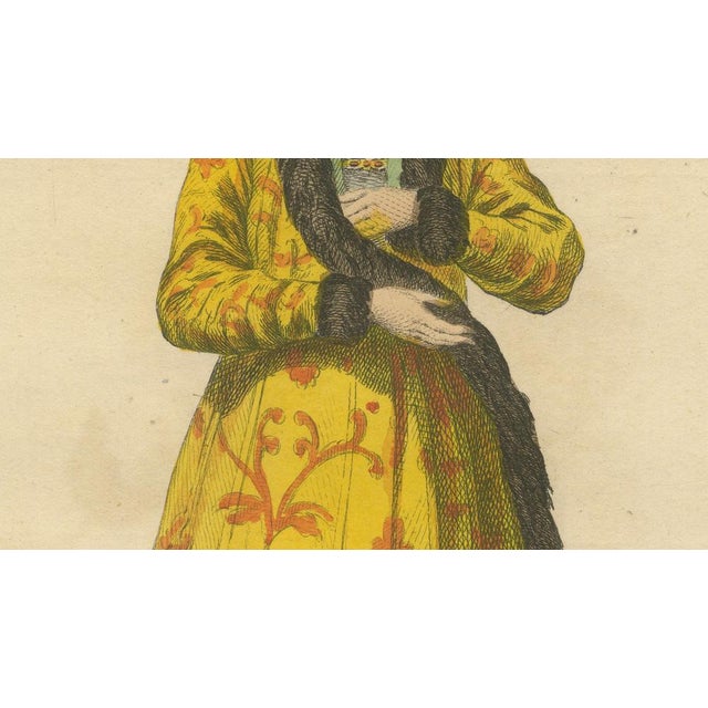 Jefferys, Costume of a Princess of Wallachia, Engraving, 1749 For Sale - Image 6 of 9