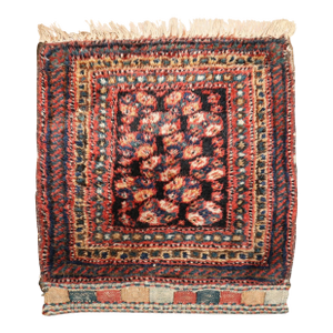 20th Century Zabihi Collection Persian Kurd Bagface Rug