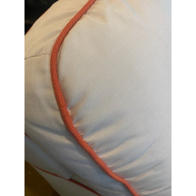 White Sherrill Furniture Motorized Reclining Lounge Chair For Sale - Image 8 of 12