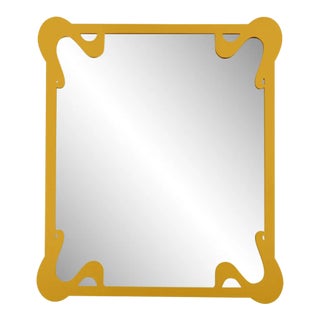 Fleur Home Carnival St. Roch Rectangle Mirror in Gold Leaf, 30x40 For Sale