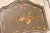 French 1950s Painted Trumeau Wall Mirror With Floral & Instrument Motif | Carved Wood Frame For Sale In Los Angeles - Image 6 of 18