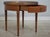 Henredon Pair of Henredon Round French Louis XVI Walnut Lamp Tables For Sale - Image 4 of 18