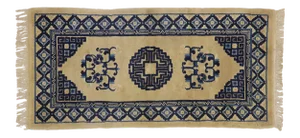 Antique Chinese Baotou Rug With Art Deco Style, 2'4 X 4'8