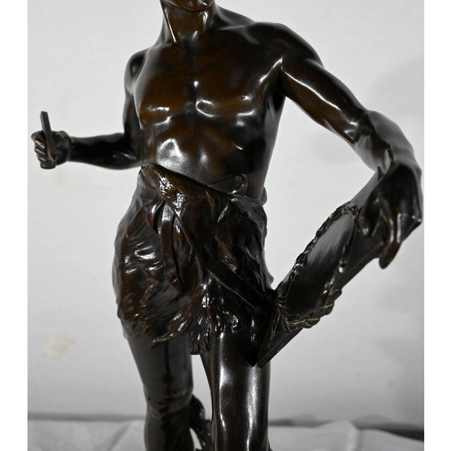 E. Drouot, Allégorie de la Poésie, 1900, Bronze For Sale - Image 15 of 18