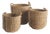 Seagrass Round Drum Baskets, Set Of 3 For Sale