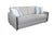 Mid-Century Modern Late 20th Century Mattia Sleeper Sofa Tufted Light Beige Fabric Italian Convertible Sofa Bed 76" For Sale - Image 3 of 12