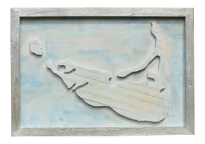 Nantucket Reclaimed Wood Handcrafted Wall Art