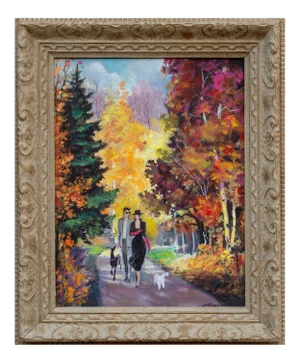 Erik Freyman, Autumn Evening, Acrylic